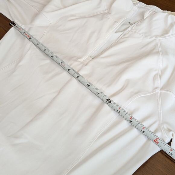 Athleta White Whistler Half Zip Long Sleeve Track Jacket, size S - Picture 4 of 5